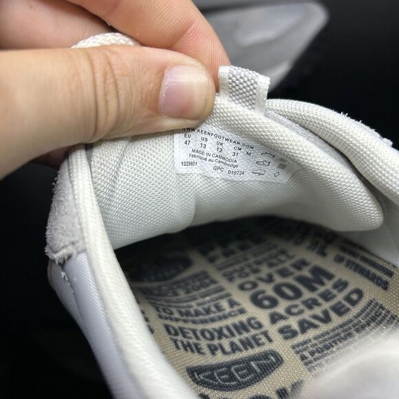 Keen KS86 Men's Size 13 Casual Shoes Alloy Star White Sneakers Terrain - Picture 12 of 14